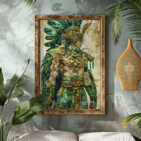 Chacc Mayan God of Rain Mythology Matte Print, Mayan Mythology Wall Art ...