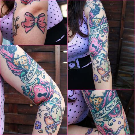 Arm2 Girly Sleeve Tattoo Tattoos For Women Girly Arm Tattoo