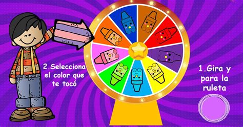 Ruleta De Los Colores Dale Vida A Los Colores