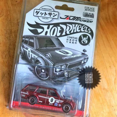 Hot Wheels Custom Card Design Datsun 510 Wagon Shopee Malaysia