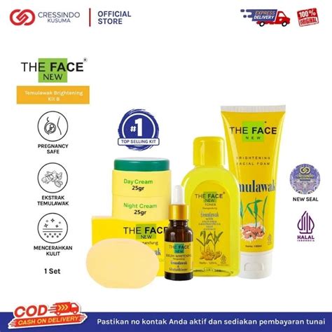 Jual THE FACE TEMULAWAK PAKET 5 IN 1 SUDAH BPOM ORIGINAL Shopee