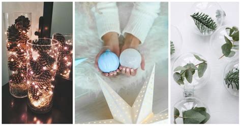 Простые и элегантные новогодние украшения в скандинавском стиле