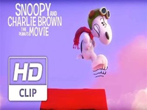 Snoopy And Charlie Brown The Peanuts Movie The Red Baron Official Hd Clip Clip Art Library