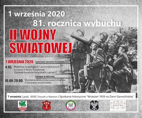 Rocznica Wybuchu Ii Wojny Wiatowej Miasto Garwolin