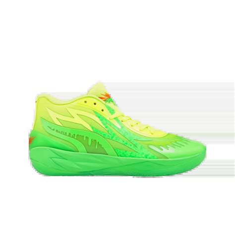 Puma Mb02 Lamelo Ball Fluro Green Lime Squeeze