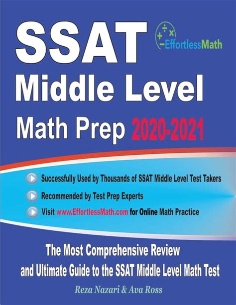 Ssat Middle Level Math Prep 2020 2021 The Most Comprehensive Review And Ultimate Guide To The