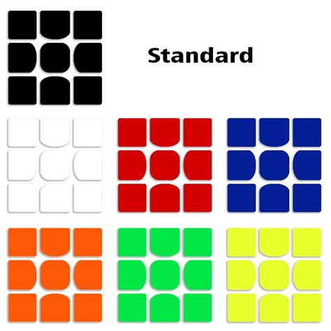 Standard Sticker Replacement For Valk 3x3 Rubiks Cube Shopee Philippines