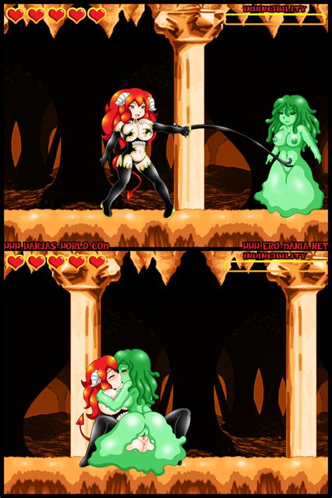 Velna And Green Slimegirl By Vanja Hentai Foundry