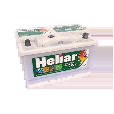 BATERIA HELIAR MODELO HF70ND NE Free 70Ah 12V C20 Ah 70 RC