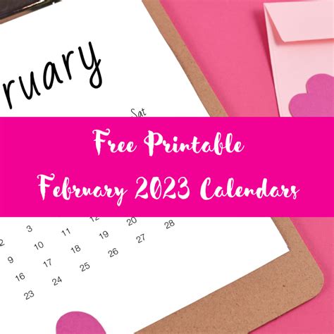 February 2023 Calendar Free Printable