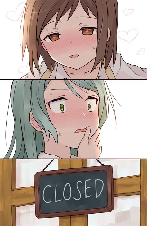 Hikawa Sayo And Hazawa Tsugumi Bang Dream Drawn By Cyan Aeolin