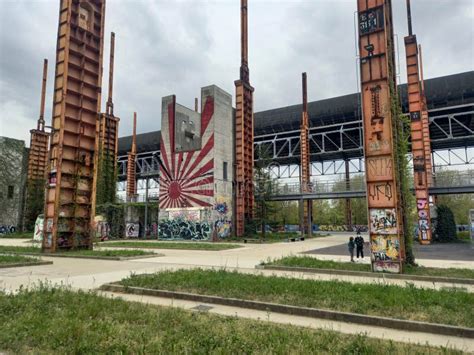 Post Industrial Park In Turin Editorial Image Image Of Craggy