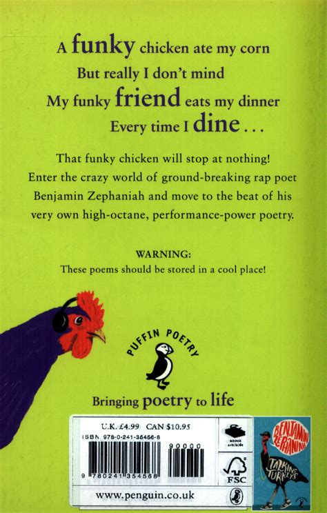 Funky chickens by Zephaniah, Benjamin (9780241354568) | BrownsBfS