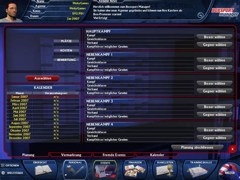 Boxing Manager Screenshots For Windows Mobygames