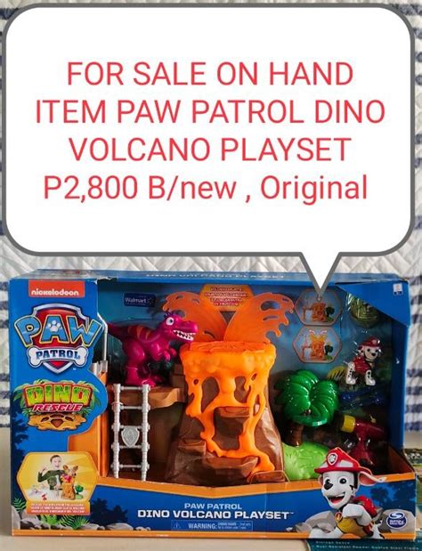 PAW PATROL DINO RESCUE PLAYSET, Hobbies & Toys, Toys & Games on Carousell