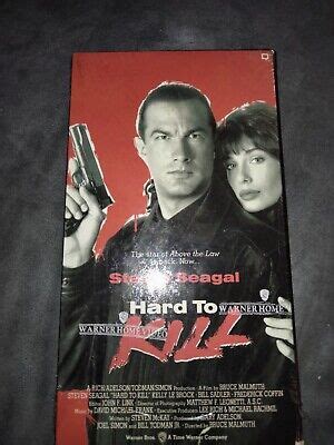 Hard To Kill VHS 1990 Steven Seagal Kelly LeBrock 85391519331 EBay