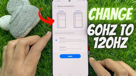 How To Change Screen Refresh Rate Hz To Hz On Samsung Galaxy S