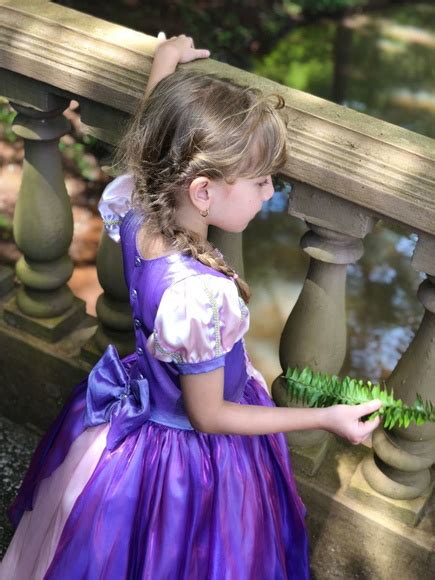 Fantasia Infantil Rapunzel Vestido Princesa Cabelo Longo Elo