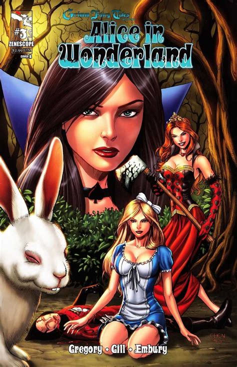 Grimm Fairy Tales Presents Alice In Wonderland Issue