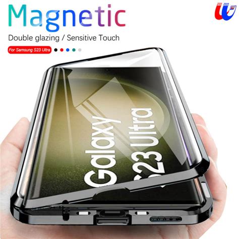 Sgp Hybrid For S23 Ultra 5g Case 360° Full Metal Magnetic Flip Cover