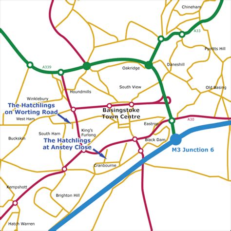 Basingstoke Map United Kingdom