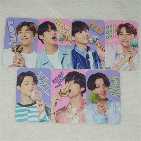 Bts Baskin Robbins Photocard Set Rare Official Unsealed On Carousell