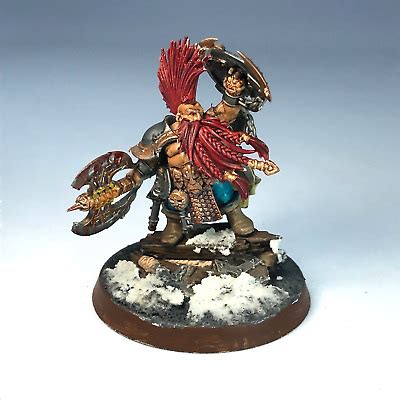 Gotrek Gurnisson Fyreslayer Dwarfs Warhammer Age Of Sigmar Painted