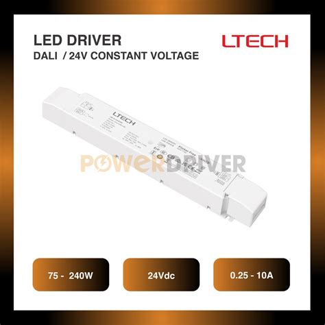 LTECH LED Driver 24V Constant Voltage DALI Dimmable Power Supply 75