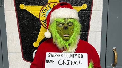 The Grinch Arrested In Swisher County On A Warrant From Whoville