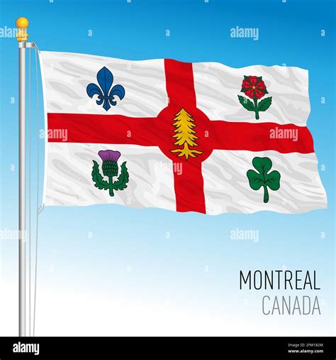 New montreal city flag Stock Vector Images - Alamy