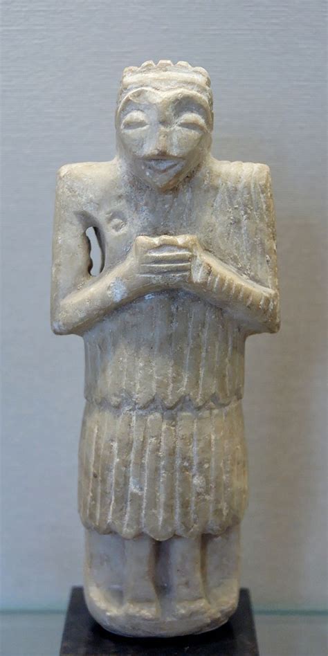 Orant Figure Known As The Cubist Orant Susa Iv Bc