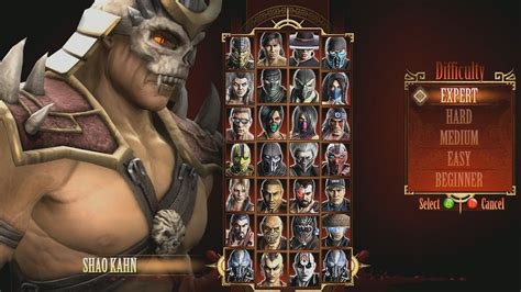 Mortal Kombat 9 Boss Shao Kahn Test Your Luck Expert Youtube