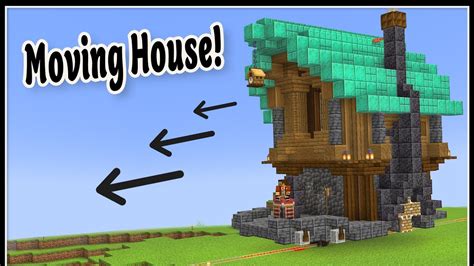 I Made My Minecraft House Move Create Mod Ep1 Youtube