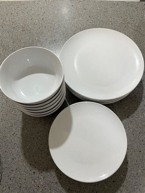 IKEA Plates And Bowls Furniture Home Living Kitchenware Tableware