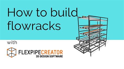 How To Design A Flowrack With Flexpipe Creator Extension For SketchUp