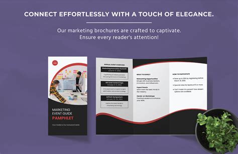 Marketing Event Guide Pamphlet Template in Word, PDF - Download | Template.net