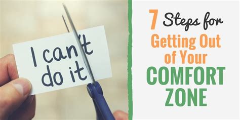 How To Get Out Of Your Comfort Zone 7 Simple Steps