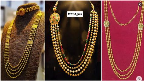 Mohan Mala Gold Necklaces Part Latest Mohan Mala Collection