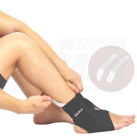 TOBILLERA VARILLAS RIGIDAS De Neoprene Movimientos Semi Limitados