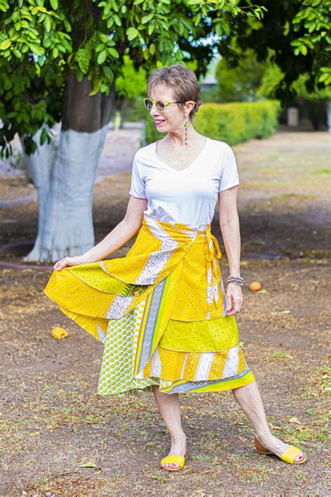 5 Creative Ways To Wear A Wrap Silk Skirt