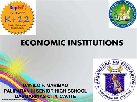 Dannymaribaolesson 9 Economic Institutions