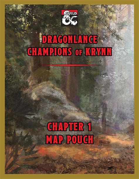 Dragonlance Map Pouch: Champions of Krynn, Chapter 1 - Dungeon Masters ...