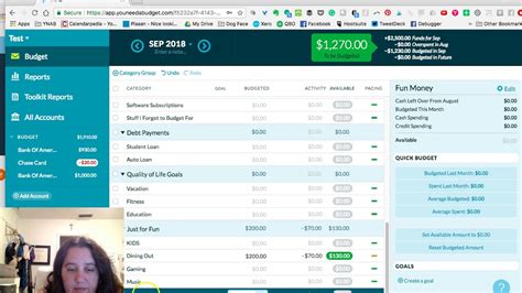 You Need A Budget YNAB Tutorial YouTube