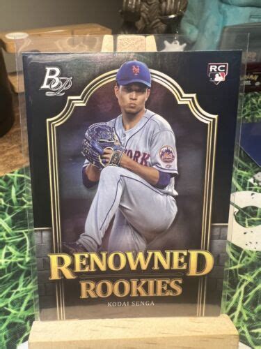 Bowman Platinum Renowned Rookies Rr Kodai Senga Rc New York