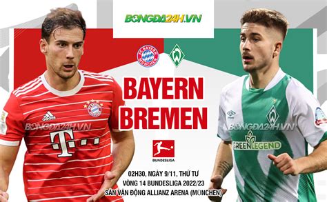 Nhận định soi kèo Bayern Munich vs Bremen VĐQG Đức hôm nay