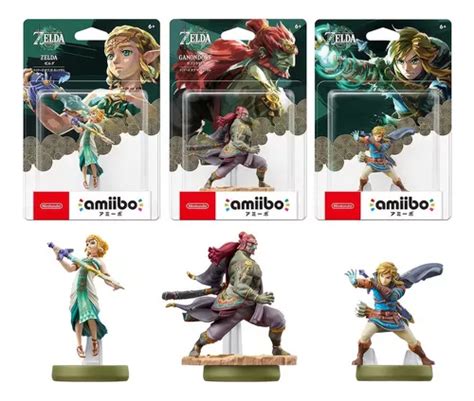 Link Ganondorf Y Zelda Tears Of The Kingdom Amiibo Nintendo Meses