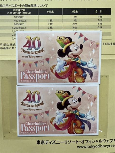 東京ディズニーランド 東京ディズニーシー ペアチケット 2枚 株主優待 パスポート Tdl Tds 21000円ディズニーリゾート共通券