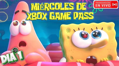 Miercoles De Game Pass Es Hoy Es Hoy Las Aventuras De Bob Esponja Han