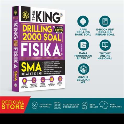 Jual Buku The King Drilling 2000 Soal Matematika Biologi Kimia Fisika