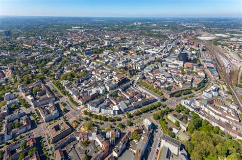 Dortmund Von Oben Stadtansicht Vom Innenstadtbereich In Dortmund Im